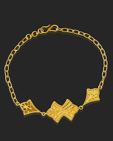 Luiza 22Kt Gold Delicate Bracelet Gold Bracelets 22 Karat Yellow Gold Luiza 22Kt Gold Delicate Bracelet