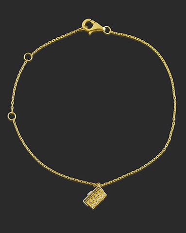 Aayra 22Kt Gold Matching Set, Charm Bracelet Gold Bracelets 22 Karat Yellow Gold Aayra 22Kt Gold Matching Set, Charm Bracelet