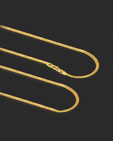 Classic Box 22KT Gold Chain Gold Chains 22 Karat Yellow Gold Classic Box 22KT Gold Chain