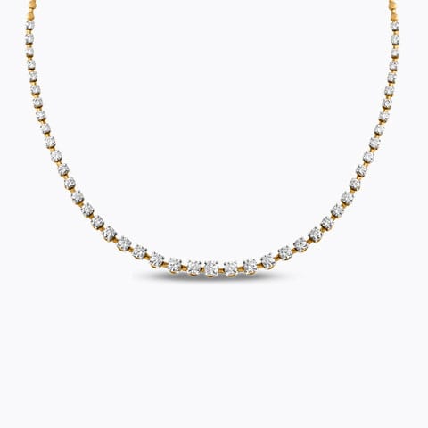 Dazzled Solitaire Necklace Solitaire Necklaces 18 Karat Yellow Gold Dazzled Solitaire Necklace
