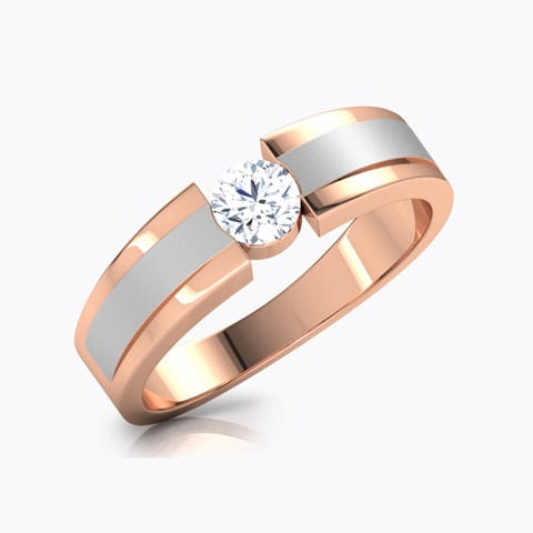 Glimmer Solitaire Ring Solitaire Rings 14 Karat Rose Gold Glimmer Solitaire Ring