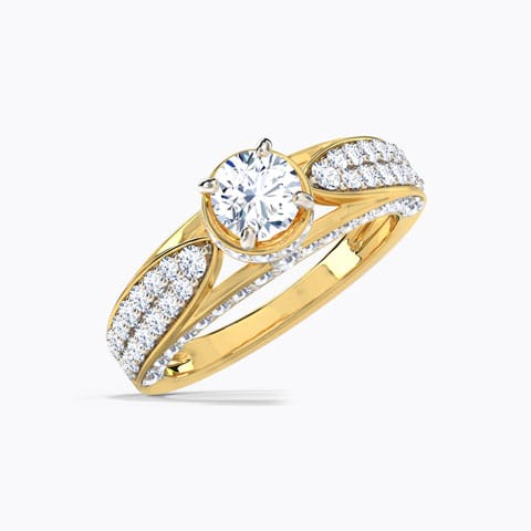 Gael Royal Solitaire Ring Solitaire Rings 18 Karat Yellow Gold Gael Royal Solitaire Ring