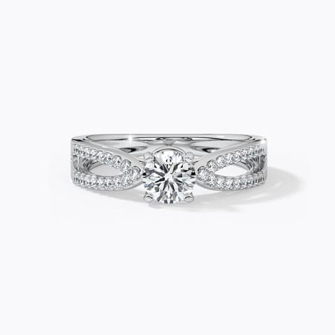 Jen Enticing Solitaire Ring Solitaire Rings 18 Karat White Gold Jen Enticing Solitaire Ring