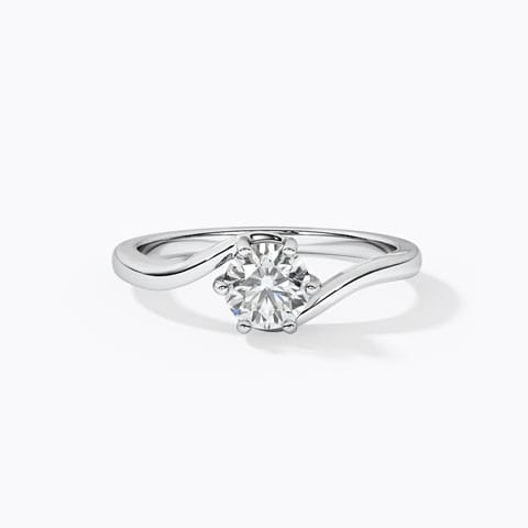 Ida Imperious Solitaire Ring Solitaire Rings 18 Karat White Gold Ida Imperious Solitaire Ring