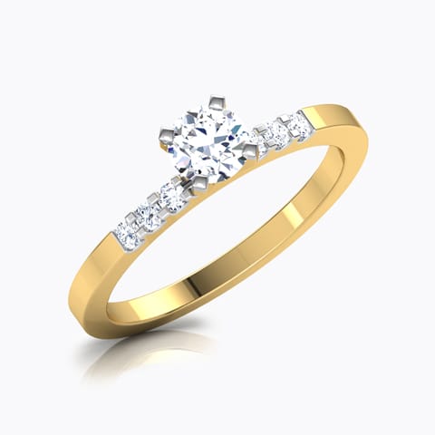 Liza Classic Solitaire Ring Solitaire Rings 18 Karat Yellow Gold Liza Classic Solitaire Ring