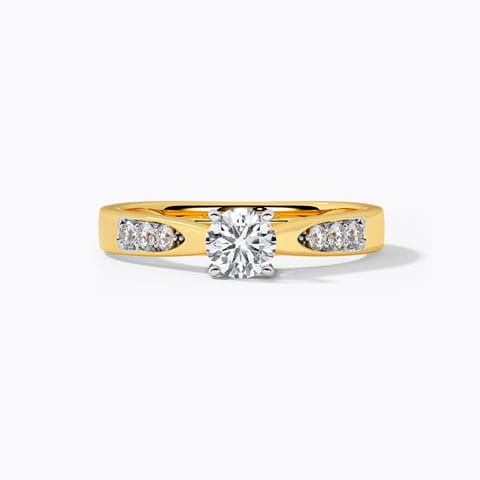 Tess Classic Solitaire Ring Solitaire Rings 18 Karat Yellow Gold Tess Classic Solitaire Ring