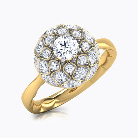 The Taj Amaze Solitaire Ring Solitaire Rings 18 Karat Yellow Gold The Taj Amaze Solitaire Ring