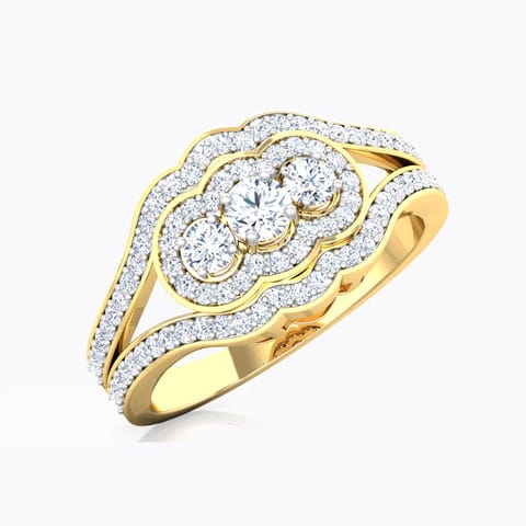 Jane Majestic Solitaire Ring Solitaire Rings 18 Karat Yellow Gold Jane Majestic Solitaire Ring