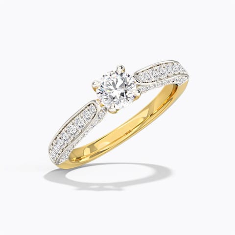 Tasha Solitaire Ring Solitaire Rings 18 Karat Yellow Gold Tasha Solitaire Ring