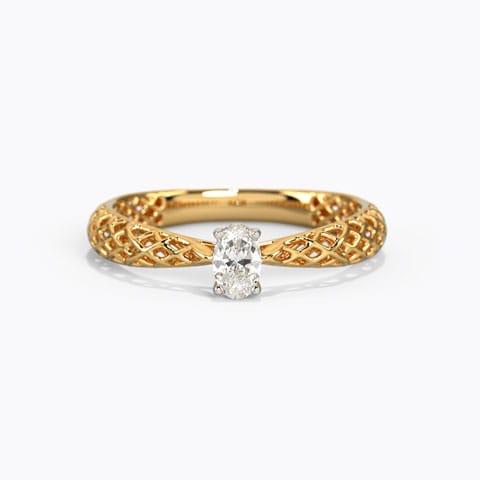 Idana Solitaire Ring Solitaire Rings 18 Karat Yellow Gold Idana Solitaire Ring