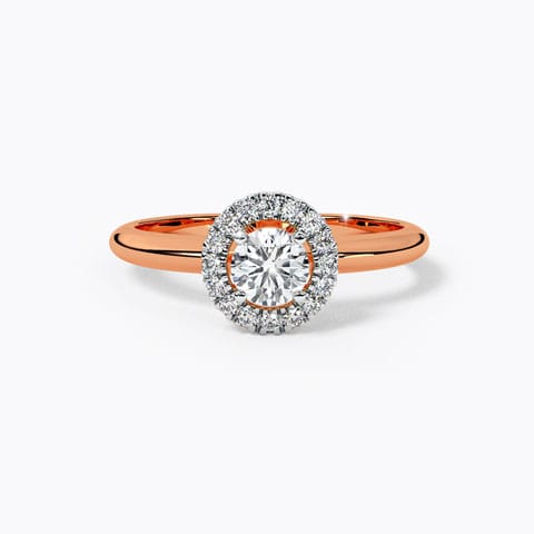 Neet Solitaire Ring Solitaire Rings 18 Karat Rose Gold Neet Solitaire Ring