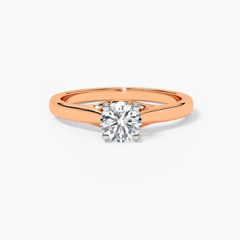 Neao Solitaire Ring Solitaire Rings 18 Karat Rose Gold Neao Solitaire Ring