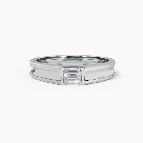 Ezz Diamond Solitaire Ring Solitaire Rings 18 Karat White Gold Ezz Diamond Solitaire Ring