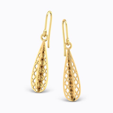 Nolana Drop Gold Earrings Gold Earrings 18 Karat Yellow Gold Nolana Drop Gold Earrings