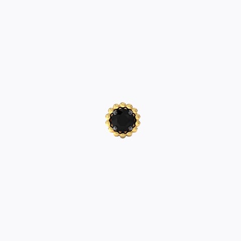 Bryant Gemstone Stud for Men Gold Earrings 14 Karat Yellow Gold Bryant Gemstone Stud for Men