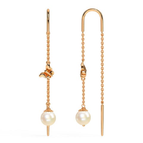 Sui Dhaga Earrings Latest Design Online Rs 10563 Hand embroidery easy flower design,modern flower embroidery. sui dhaga earrings latest design online