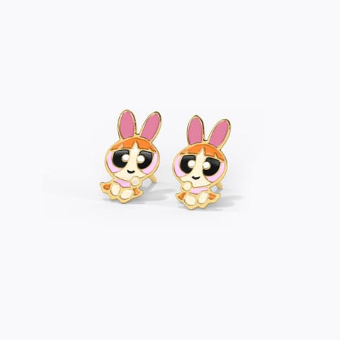 Lovely Blossom Kids' Gold Earrings Gold Earrings 14 Karat Yellow Gold Lovely Blossom Kids' Gold Earrings