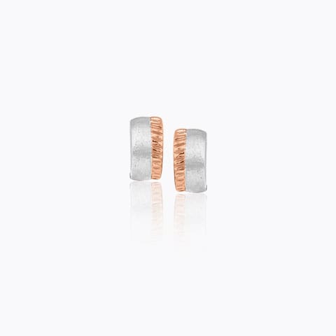 Stylish Quad Platinum Stud Earrings Platinum,Gold Earrings Platinum 950, 18 Karat Two Tone Gold Stylish Quad Platinum Stud Earrings