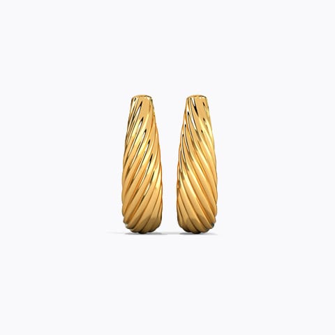 Admirable Gold Hoop Earrings Gold Earrings 14 Karat Yellow Gold Admirable Gold Hoop Earrings