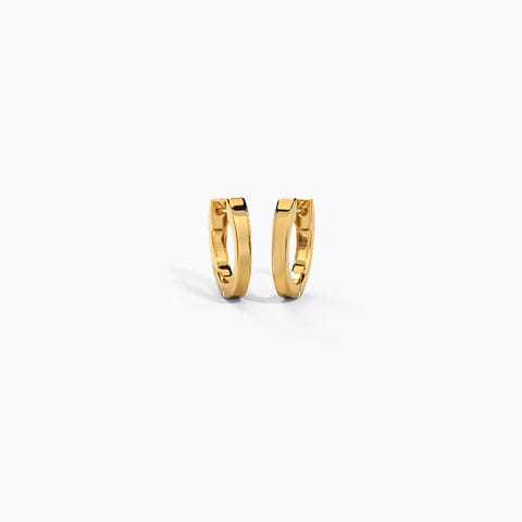 Ashvi Classic Kids' Gold Earrings Gold Earrings 14 Karat Yellow Gold Ashvi Classic Kids' Gold Earrings