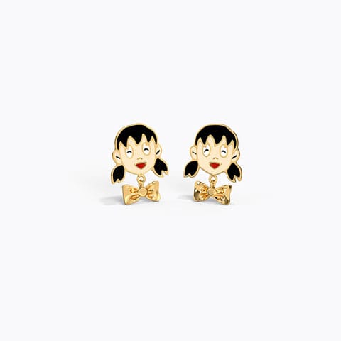 Sweet Shizuka Kids' Earrings Gold Earrings 14 Karat Yellow Gold Sweet Shizuka Kids' Earrings