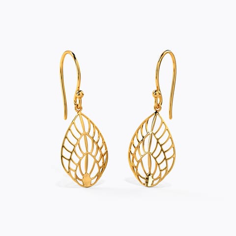 Beautiful Bounty Gold Drop Earrings Gold Earrings 14 Karat Yellow Gold Beautiful Bounty Gold Drop Earrings