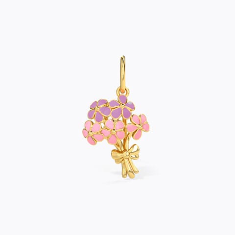 Posy Love Gold Charm Gold Charms 14 Karat Yellow Gold Posy Love Gold Charm