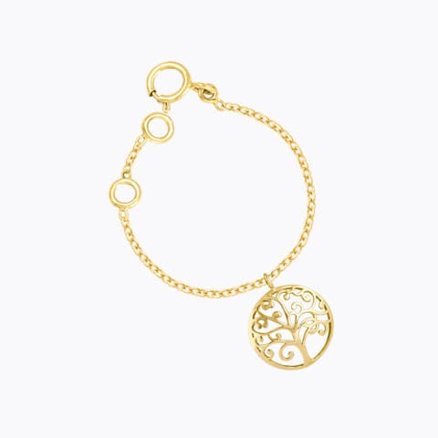 Tree of Life Gold Watch Charm Gold Charms 14 Karat Yellow Gold Tree of Life Gold Watch Charm