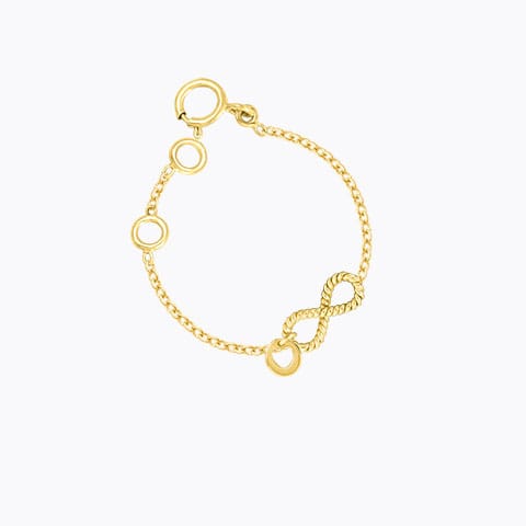 Infinity Love Gold Watch Charm Gold Charms 14 Karat Yellow Gold Infinity Love Gold Watch Charm