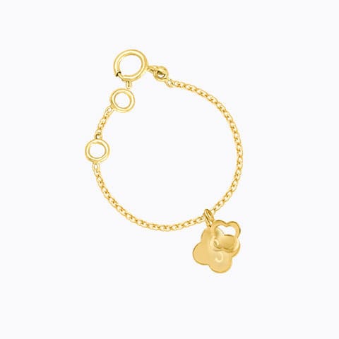 Alyssum Personalised Gold Watch Charm Gold Charms 14 Karat Yellow Gold Alyssum Personalised Gold Watch Charm