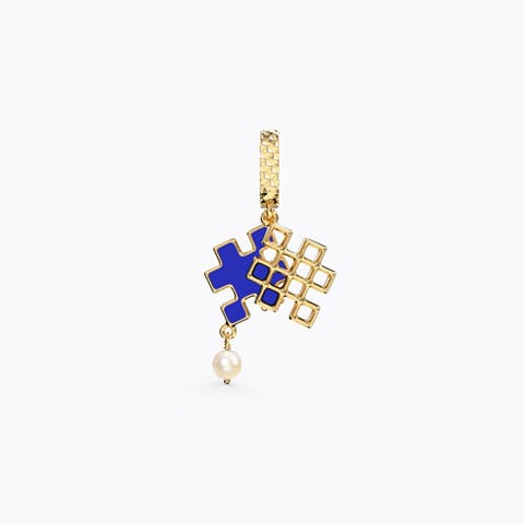Endless Knot Gold Charm Pendant Gemstone Charms 14 Karat Yellow Gold Endless Knot Gold Charm Pendant