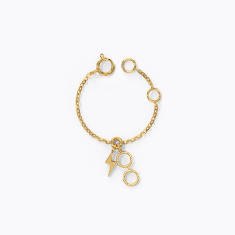 Harry Potter Scar & Specs Watch Charm Gold Charms 14 Karat Yellow Gold Harry Potter Scar & Specs Watch Charm