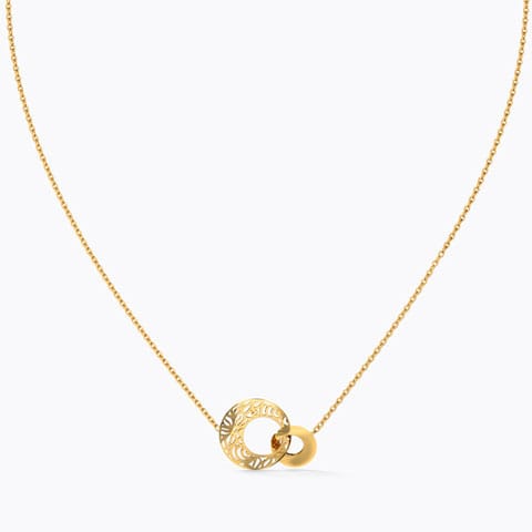 Elle Interlooped Gold Necklace Gold Necklaces 18 Karat Yellow Gold Elle Interlooped Gold Necklace