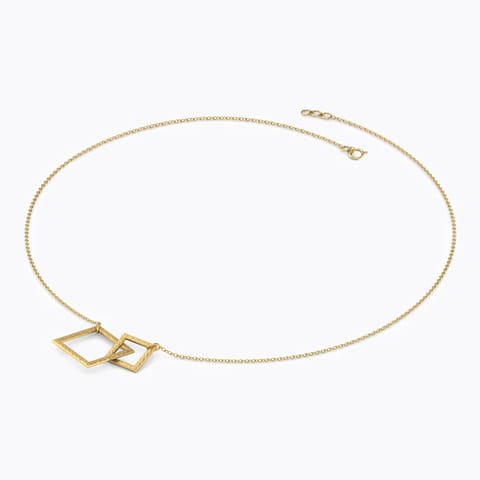 Cyanne Hammered Gold Necklace Gold Necklaces 18 Karat Yellow Gold Cyanne Hammered Gold Necklace