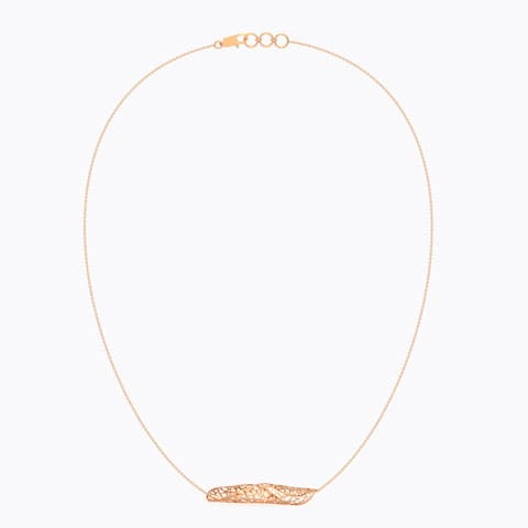 Wave Leaflet Necklace Wave Leaflet Necklace hover