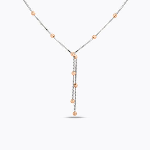 Beaded Lariat Necklace Beaded Lariat Necklace