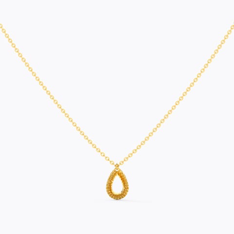 Perky Pear Gold Necklace Gold Necklaces 14 Karat Yellow Gold Perky Pear Gold Necklace
