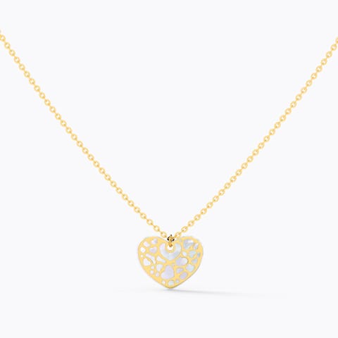 Sweetheart Gold Necklace Gold Necklaces 14 Karat Yellow Gold Sweetheart Gold Necklace