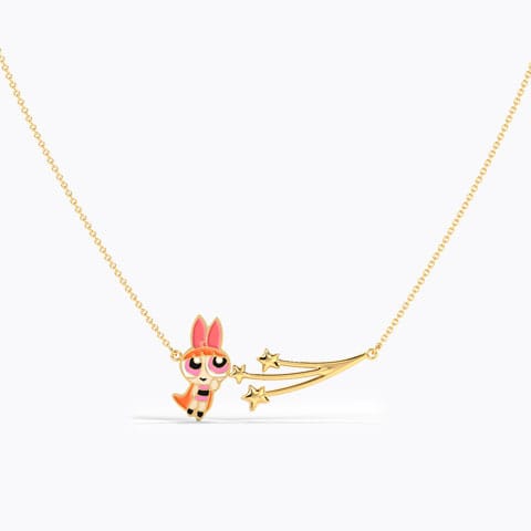 Celestial Blossom Gold Necklace Gold Necklaces 14 Karat Yellow Gold Celestial Blossom Gold Necklace