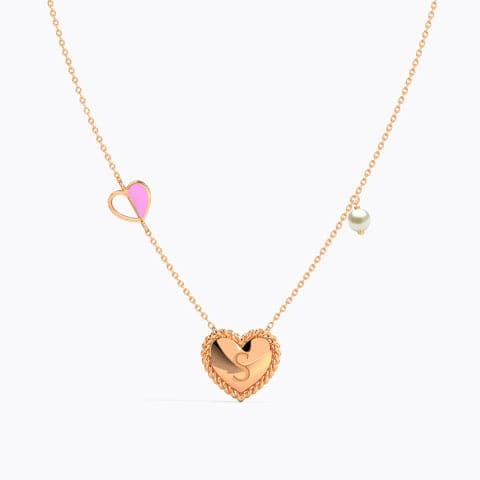 Adore Personalised Gemstone Necklace Gold,Gemstone Necklaces 14 Karat Rose Gold Adore Personalised Gemstone Necklace