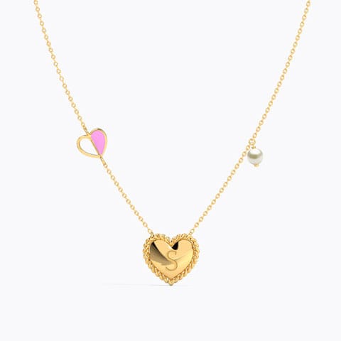 Adore Personalised Gemstone Necklace Gold,Gemstone Necklaces 14 Karat Yellow Gold Adore Personalised Gemstone Necklace