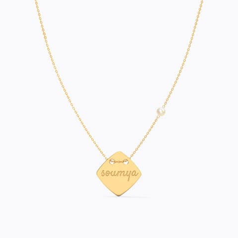 Minimalist Personalised Gemstone Necklace Gold,Gemstone Necklaces 14 Karat Yellow Gold Minimalist Personalised Gemstone Necklace