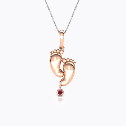 Let's Wander Together Gemstone Pendant Gold Pendants 14 Karat Rose Gold Let's Wander Together Gemstone Pendant