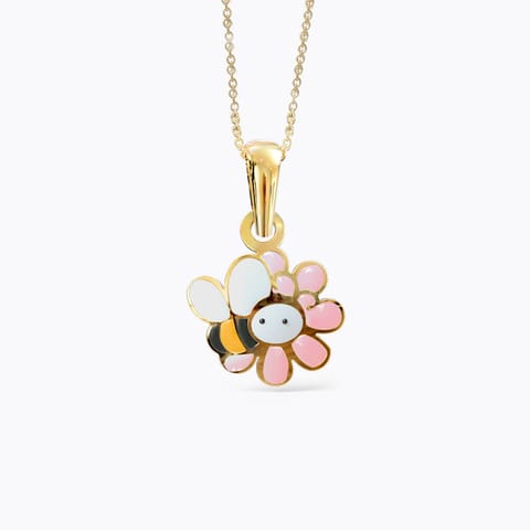 Busy Bee Kids' Gold Pendant Gold Pendants 14 Karat Yellow Gold Busy Bee Kids' Gold Pendant