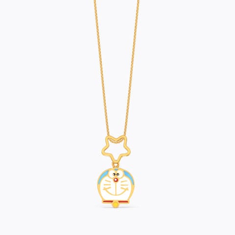 Stary Doraemon Kids' Pendant Gold Pendants 14 Karat Yellow Gold Stary Doraemon Kids' Pendant