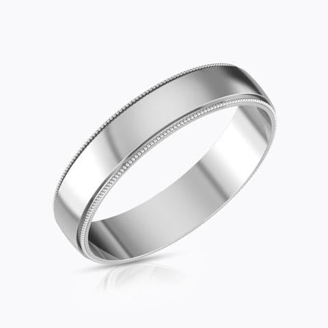 Homer Platinum Band for Men Platinum Rings Platinum 950 Platinum Homer Platinum Band for Men