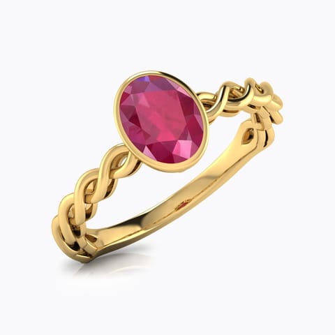 ruby stone ring design