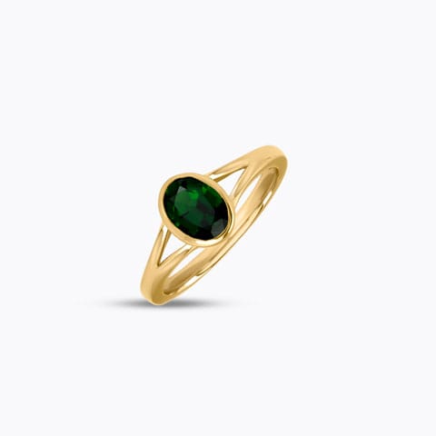 Lara Gemstone Ring Gold,Gemstone Rings 18 Karat Yellow Gold Lara Gemstone Ring