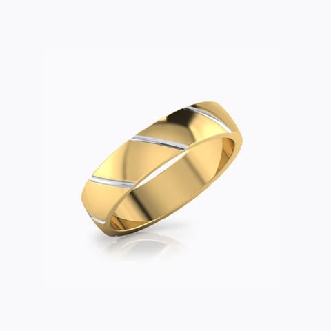 Ross Gold Band for Men Gold Rings 18 Karat Yellow Gold Ross Gold Band for Men