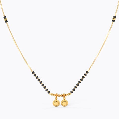 Vanya Gold Coin Mangalsutra Gold Mangalsutra 18 Karat Yellow Gold Vanya Gold Coin Mangalsutra